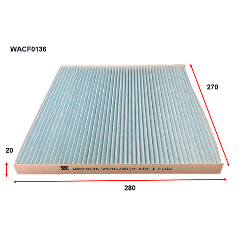 Cabin Filter to suit Nissan Maxima 2.5L V6 06/09-on 