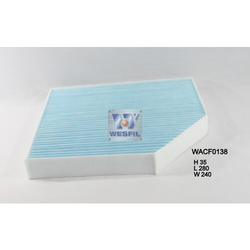 Cabin Filter to suit Audi Q5 2.0L TFSi 10/12-on 