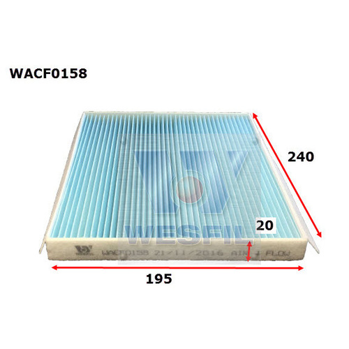 Cabin Filter to suit Kia Rondo 2.0L 06/13-on 