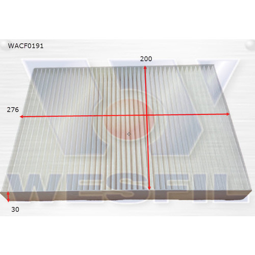 Cabin Filter to suit Chrysler 300C 6.4L V8 07/12-on 