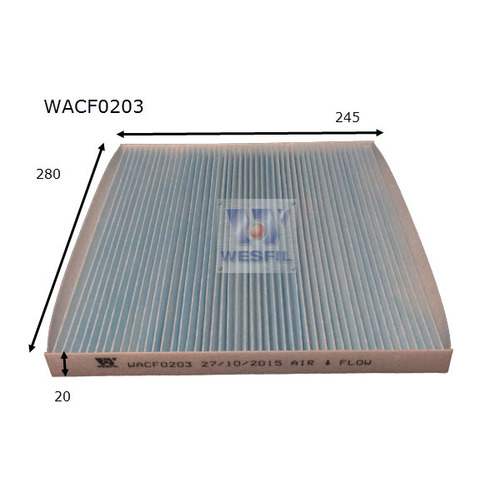 Cabin Filter to suit Nissan Altima 3.5L V6 11/13-on 