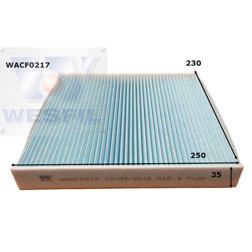 Cabin Filter to suit Skoda Rapid 1.6L Tdi 11/14-on 