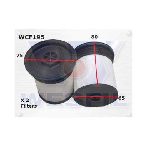 Fuel Filter to suit Jeep Cherokee 2.0L CRD 08/14-on 