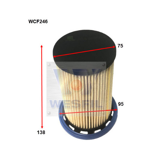 Fuel Filter to suit Volkswagen Tiguan 2.0L Tdi 06/11-on 