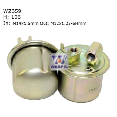 Fuel Filter to suit Honda Prelude 2.3L 12/91-12/96 