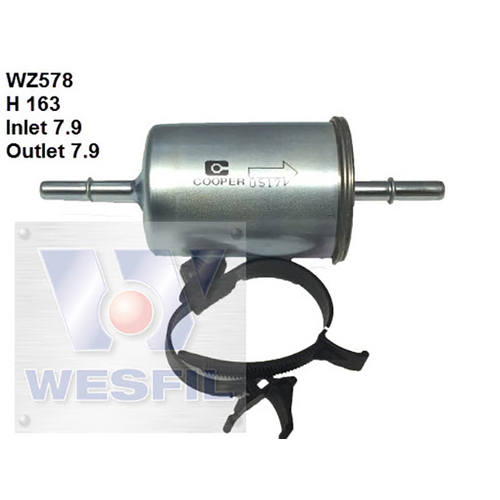 Fuel Filter to suit Holden Vectra 2.5L V6 08/98-2001 